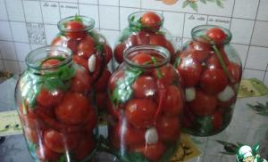 Marynowane pomidory z selerem na zimę Pomidory z selerem na zimę w plasterkach